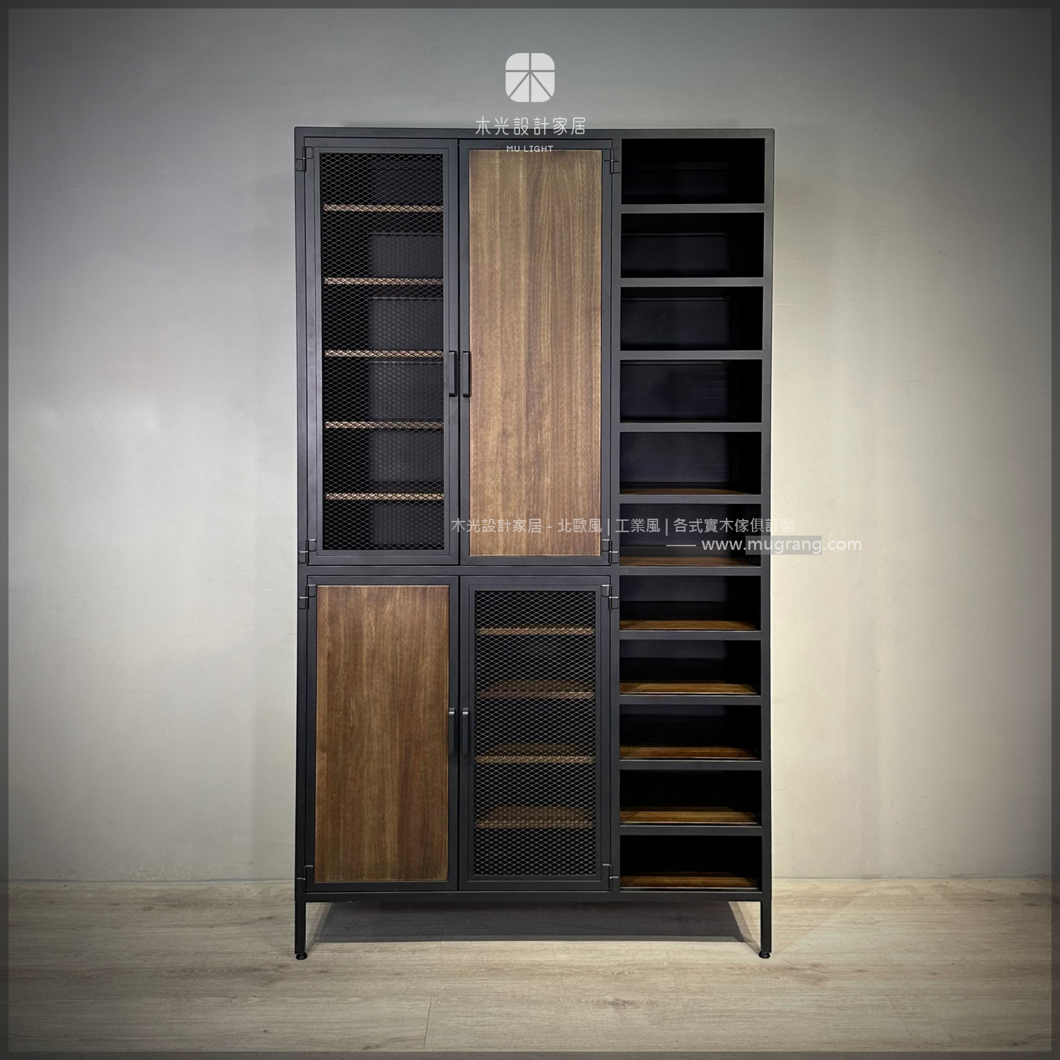 台灣製- 格藝多門大空間高鞋櫃|可訂製