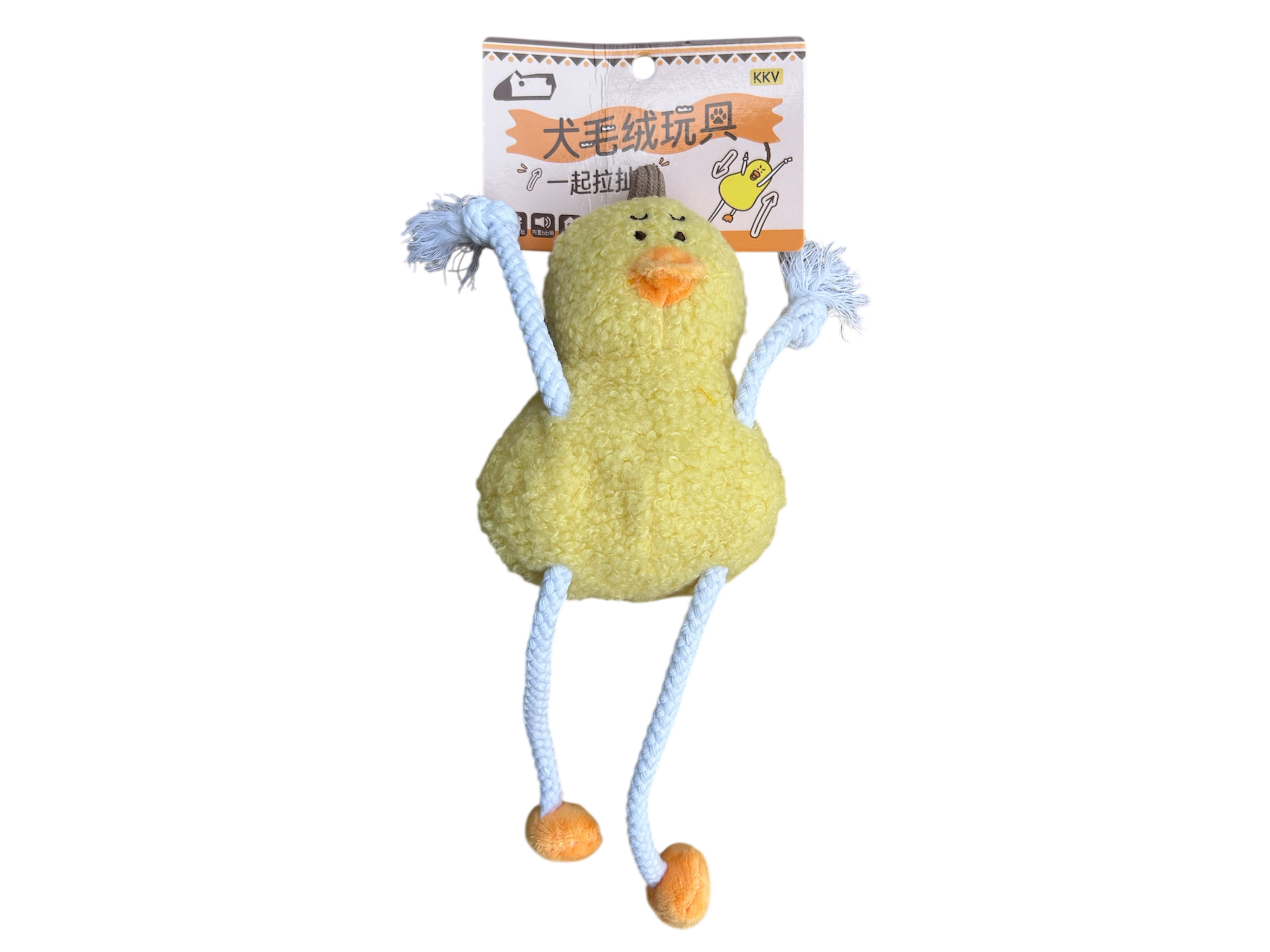 一起拉扯鴨梨絨毛玩具(梨子鴨/柚子鴨)