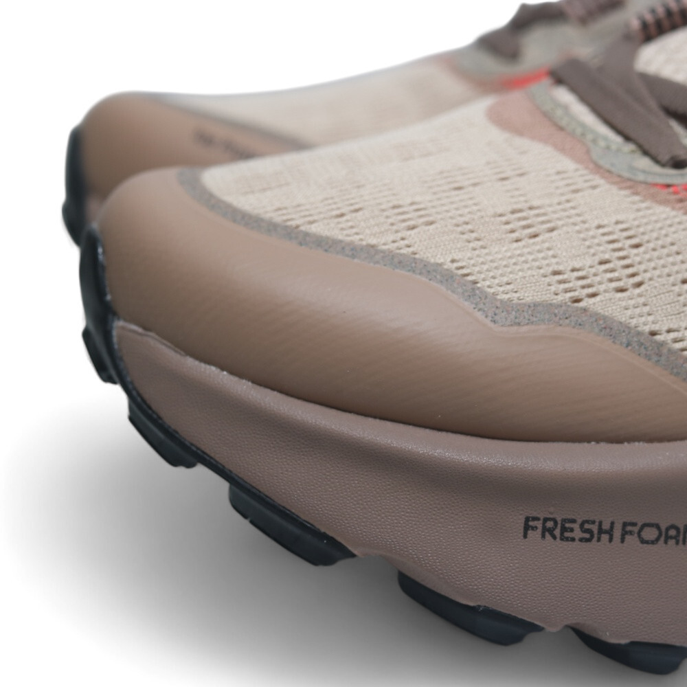 NEW BALANCE 越野鞋 HIERRO V9 卡其 螢光橘 2E寬楦 黃金大底 男 MTHIERV9