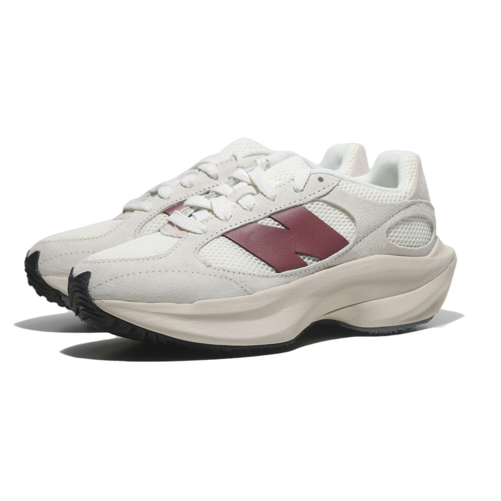 NEW BALANCE 慢跑鞋 WRPD RUNNER 米白 酒紅 麂皮 女 UWRPDWHE
