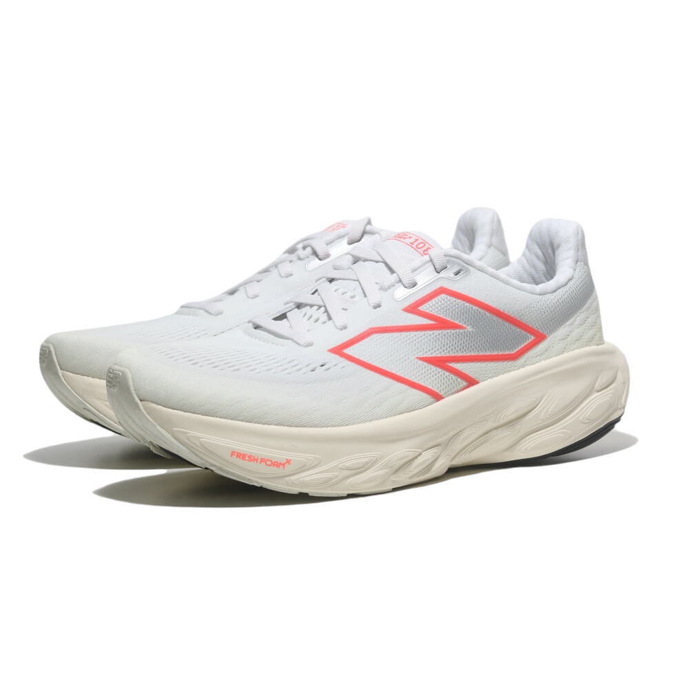 NEW BALANCE 慢跑鞋 NB 1080 白 螢光橘 運動 女 W108014H