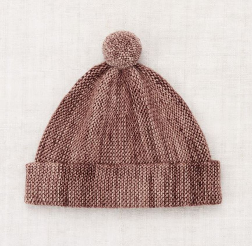 Misha & Puff  球球栗子帽  Garter Hat - Affogato