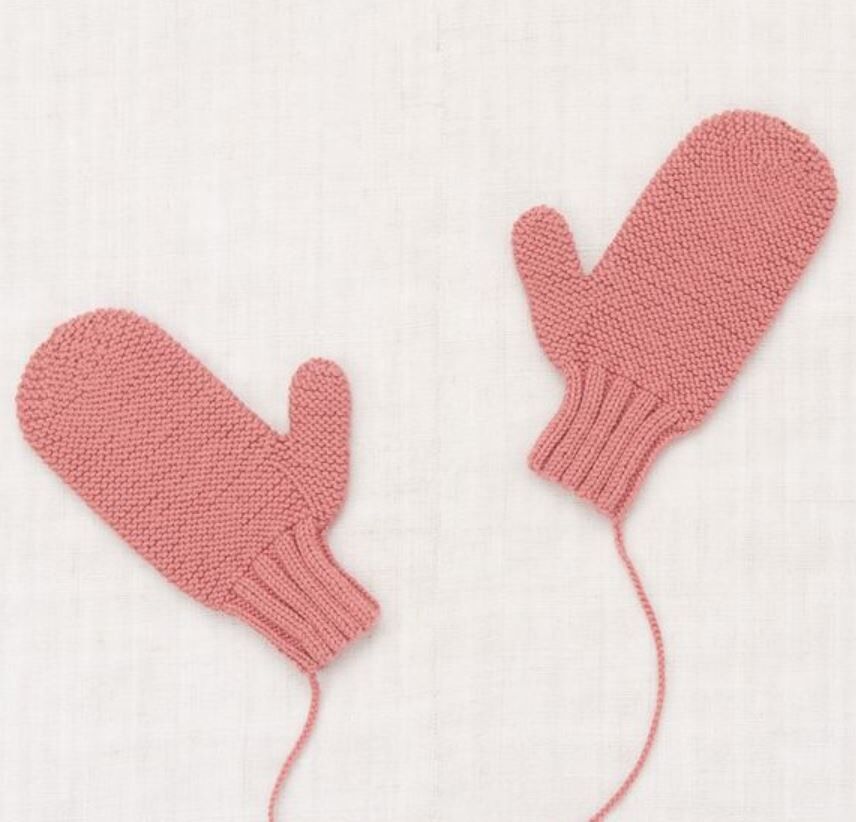 Misha & Puff  羊毛編織手套  Safe Harbor Mittens - Rosewood