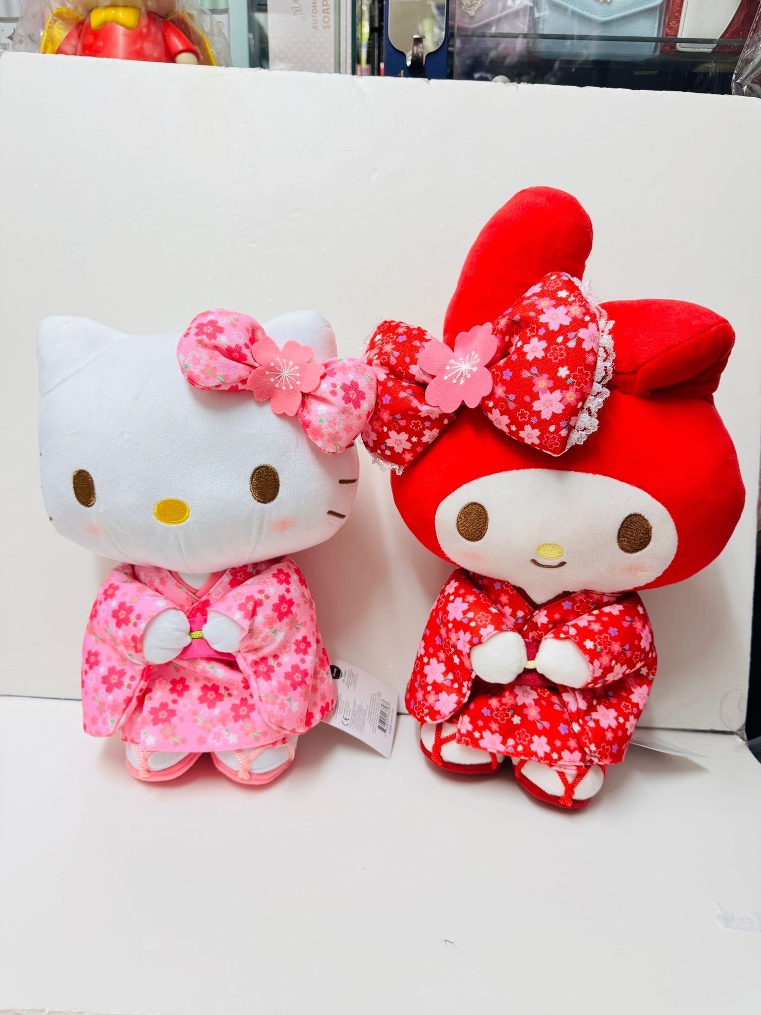 My Melody X Hello Kitty 和服公仔