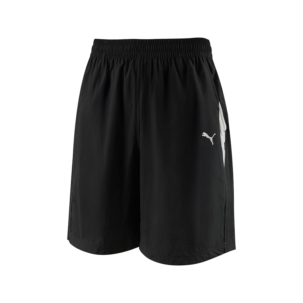 PUMA 短褲 流行系列 黑 復古 足球風 8吋 短風褲 中性 63427751