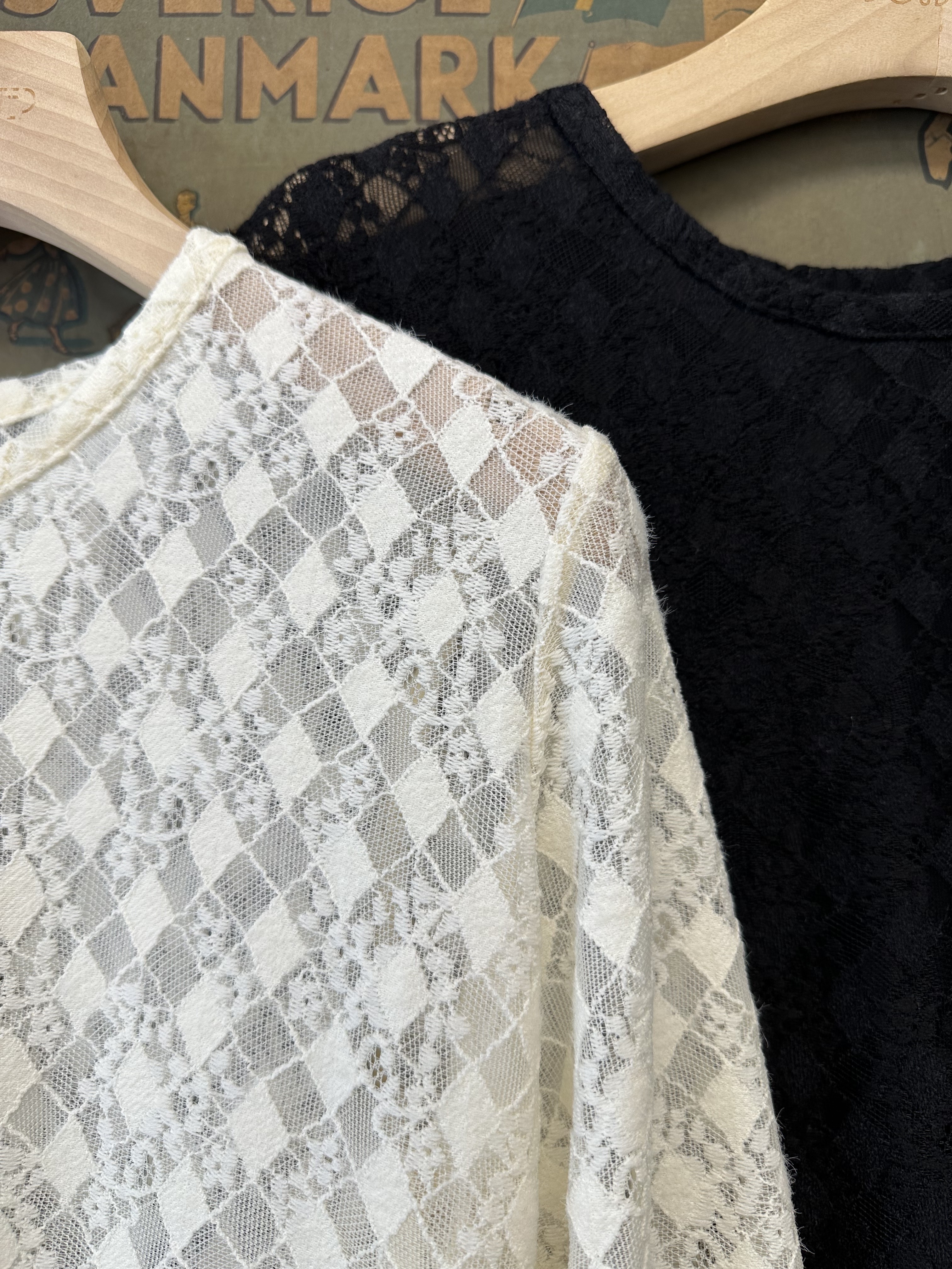 菱格提花網布連身裙 - OP53817