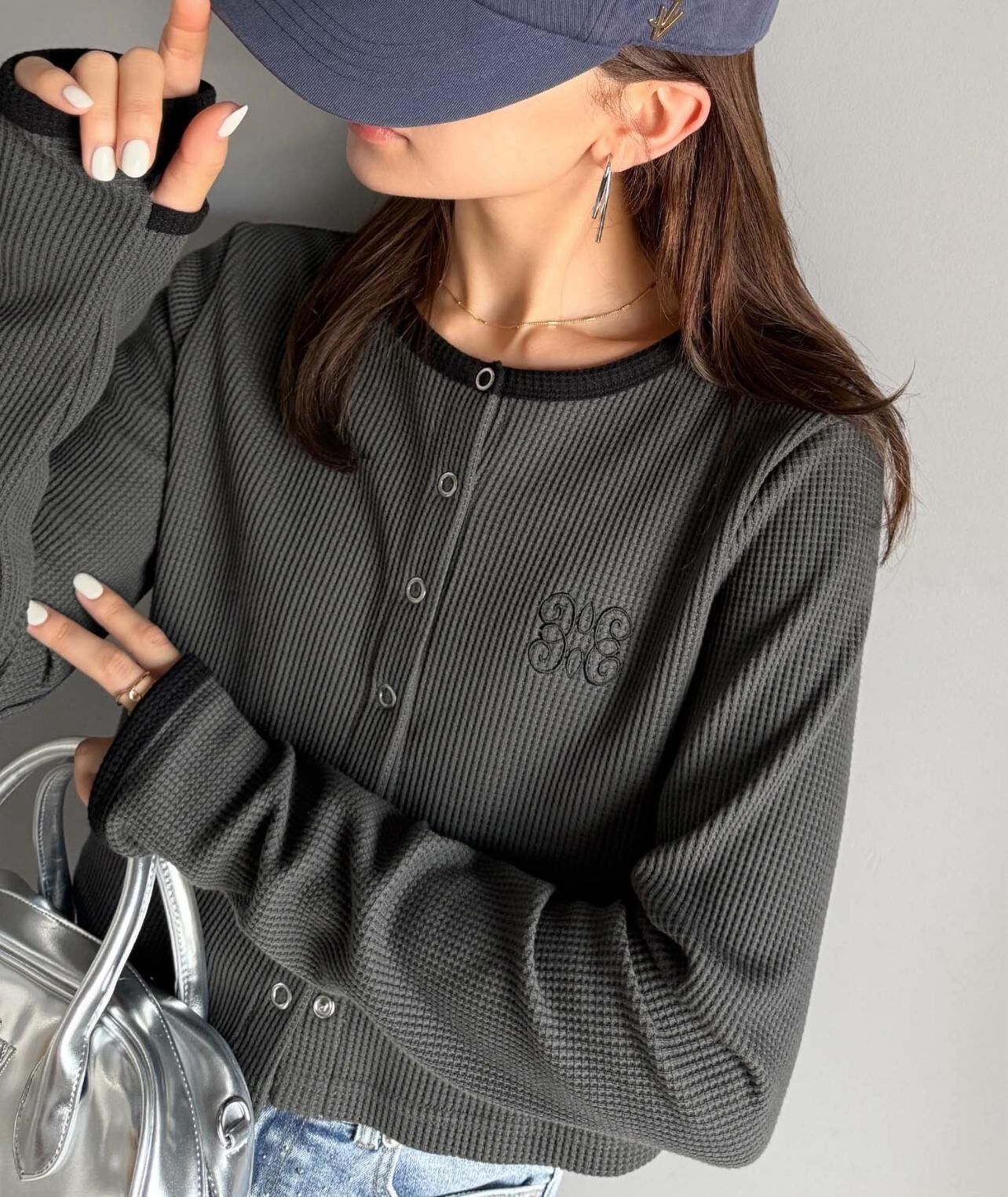 【預購】JN090901 mily bilet 女裝針織刺繡外套