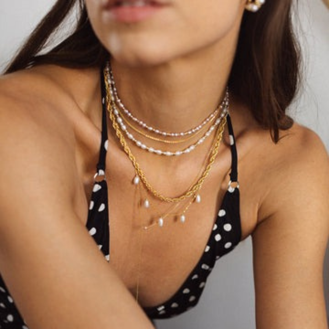 1YA0903-201 YAY PARIS Necklace - Cultured Pearls #6qugz101 (A-EU-E)