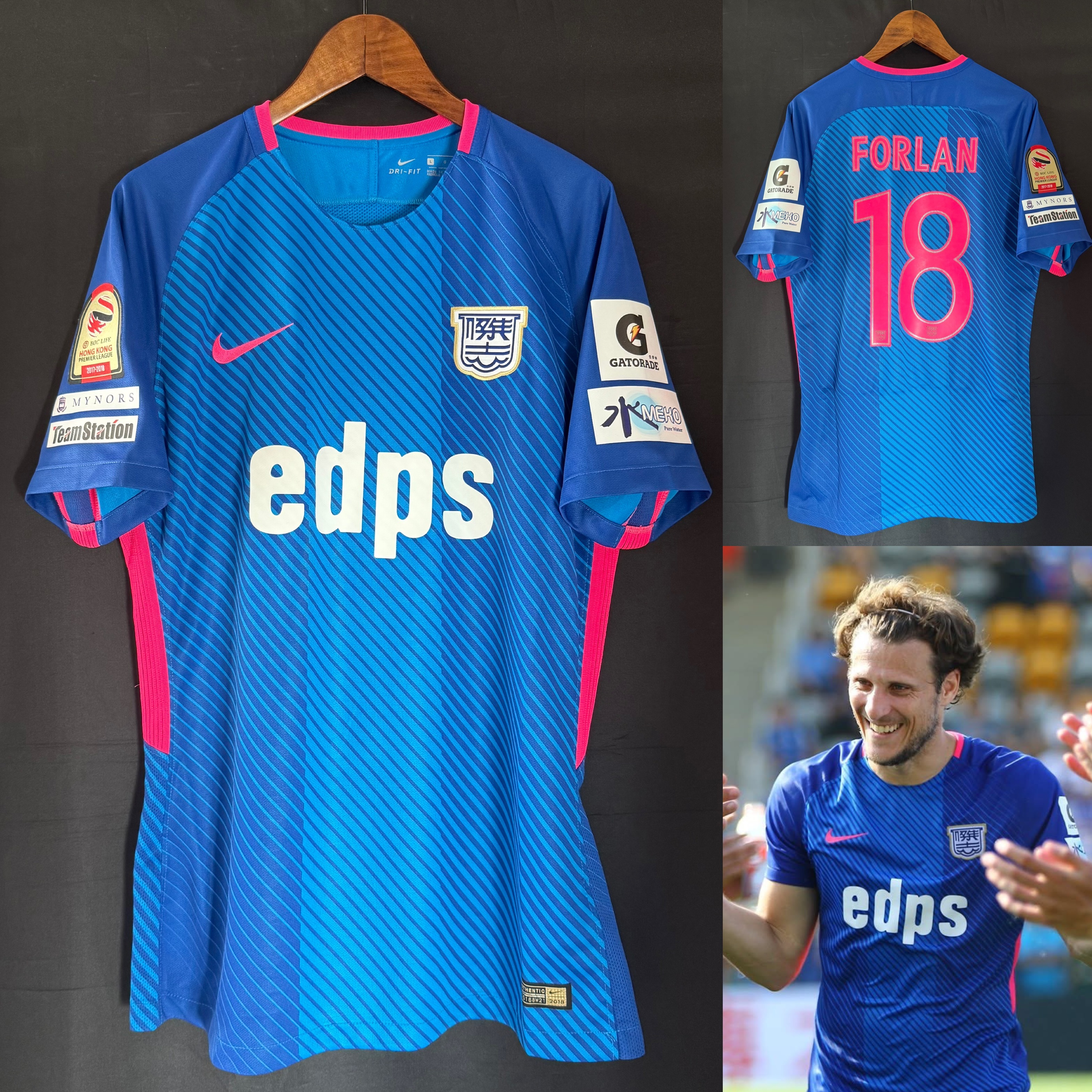 Kitchee 2018-2019 Nike Home Shirt #18 FORLAN