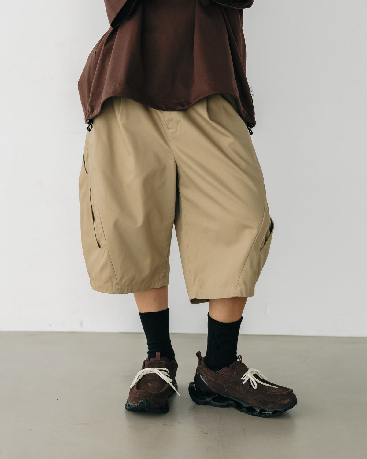 2025AW CLESSTE FUTURE MASSIVE TWISTED HALF PANTS 機能工作