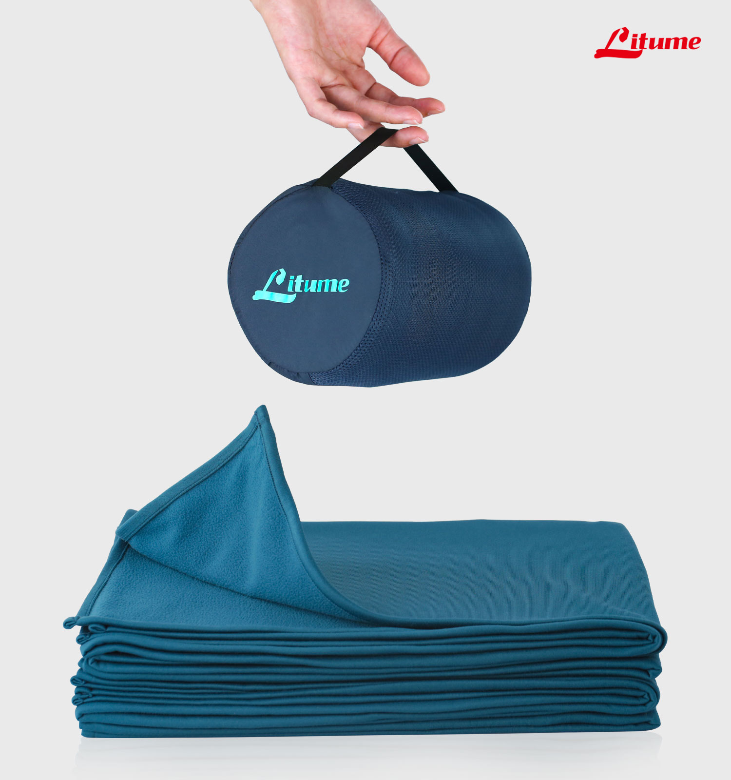 Fleece Travel Blanket (E651) | Litume