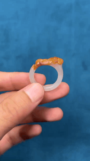 9123 和田玉籽料福在眼前 (內徑 16.5-18.5mm)