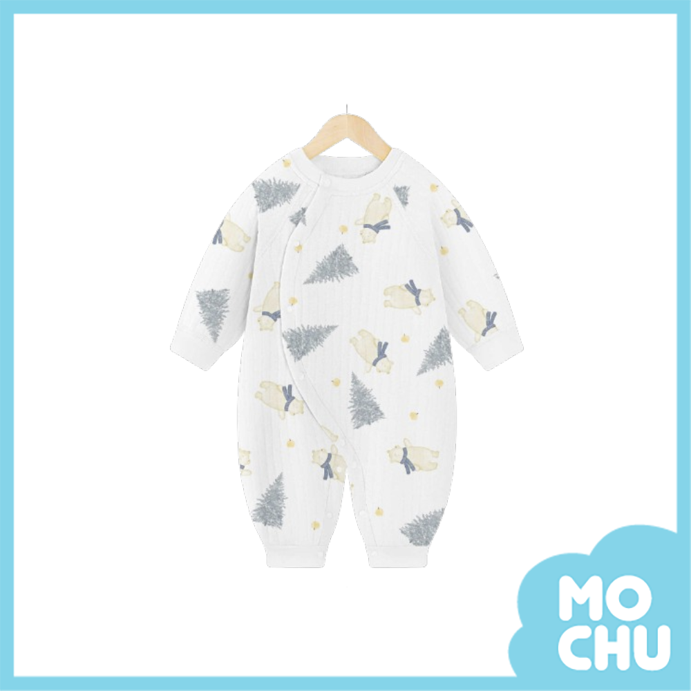 森蜜熊仔長袖連身衣