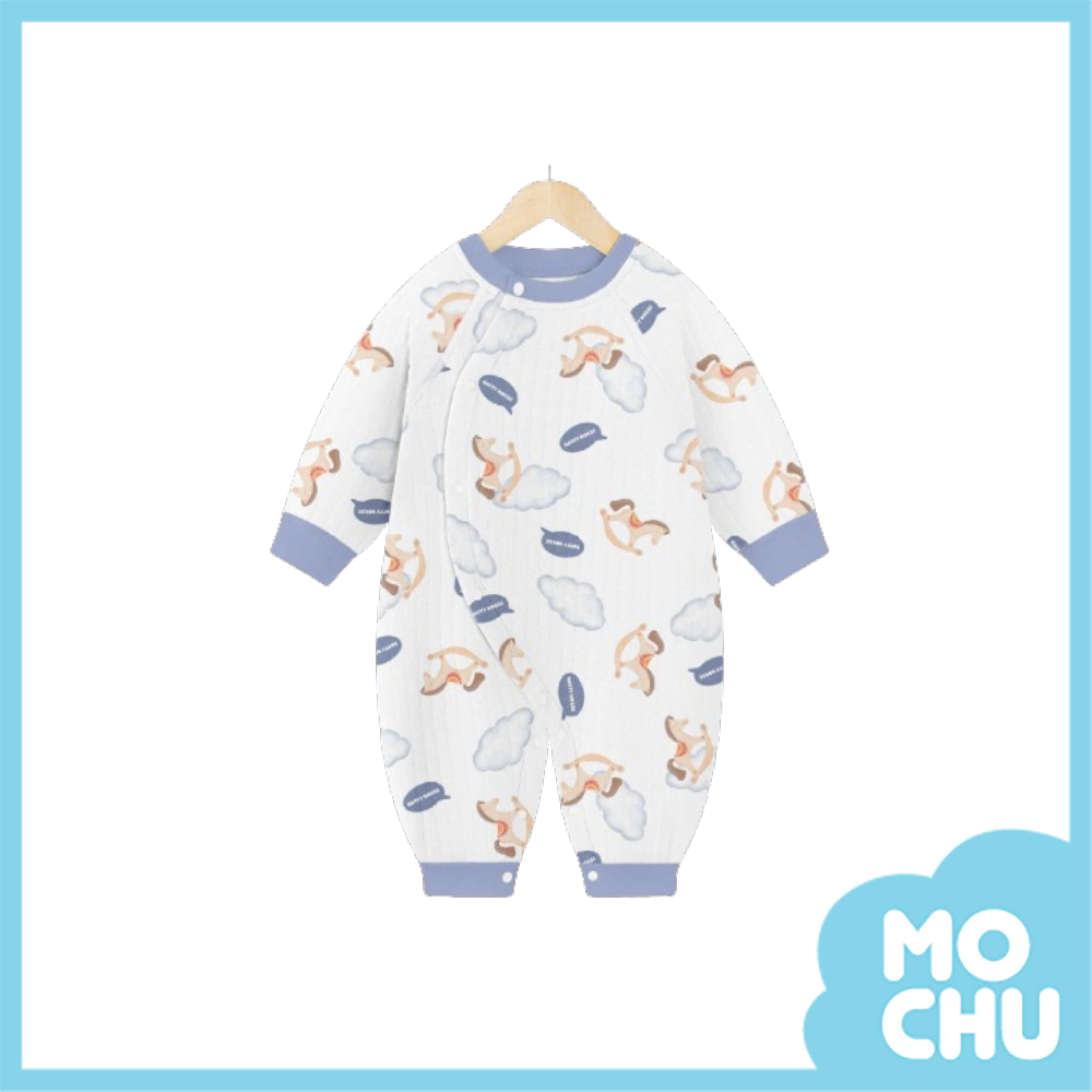 童趣繪馬長袖連身衣