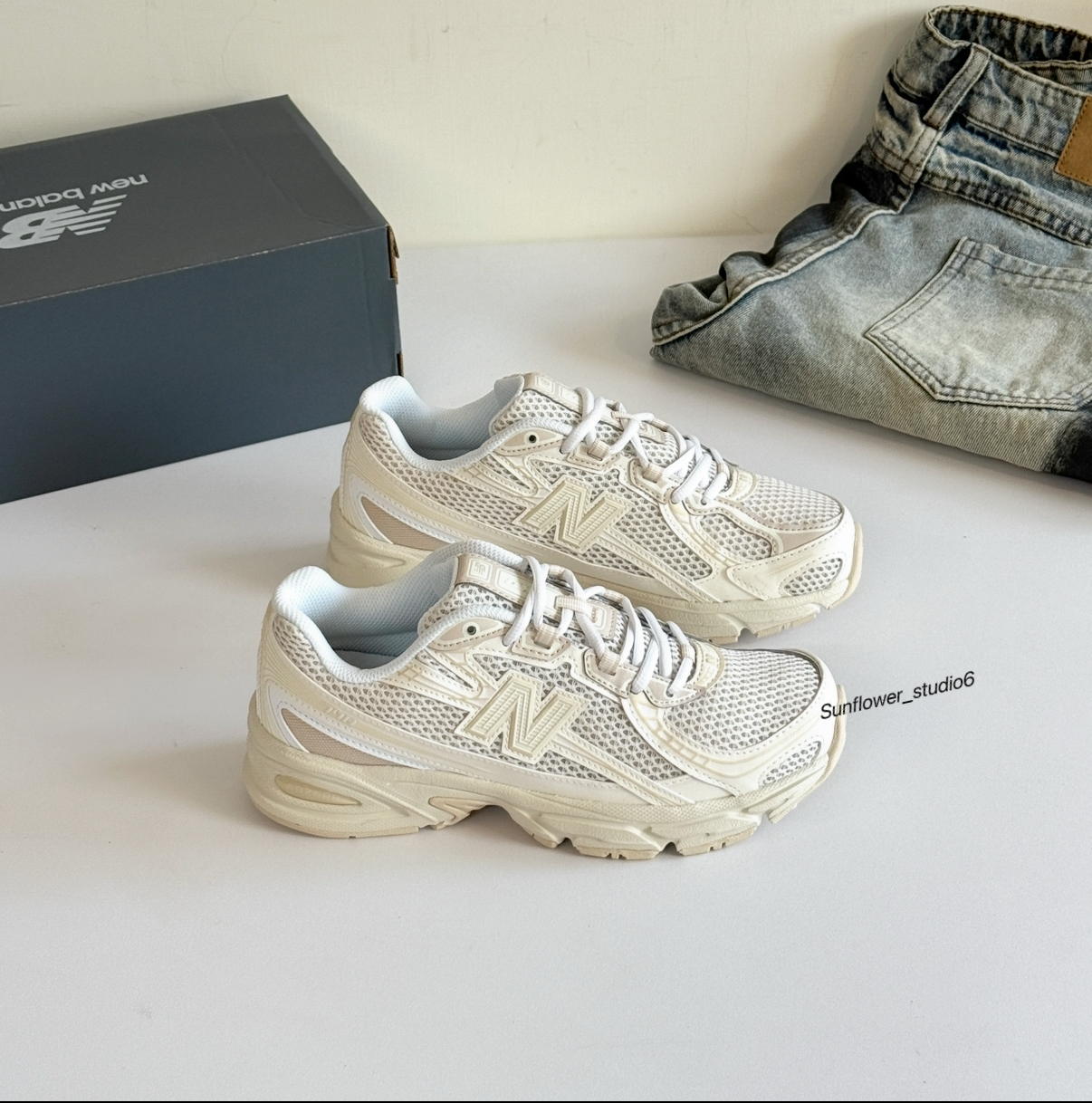 New Balance NB 740 淺奶油色 米白色 復古 慢跑鞋 老爹鞋 男女款 U740KP2/預購