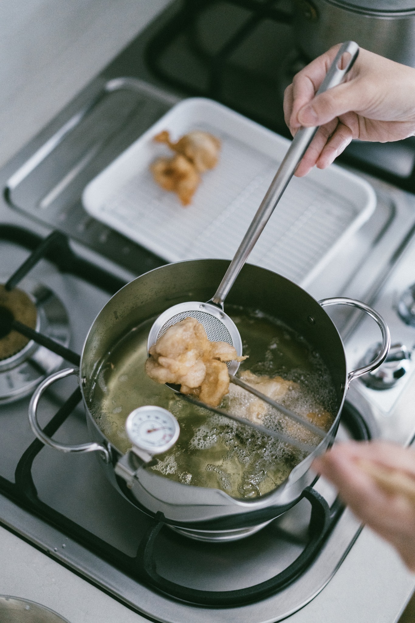 吉川金屬YOSHIKAWA日本製 每家都需要的不鏽鋼撈泡勺