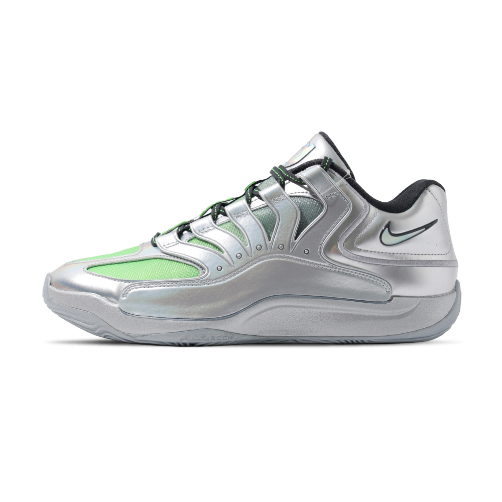 Nike KD18 EYBL EP 男 金屬銀綠 氣墊 實戰 緩震 透氣 運動 籃球鞋 IF2518-001