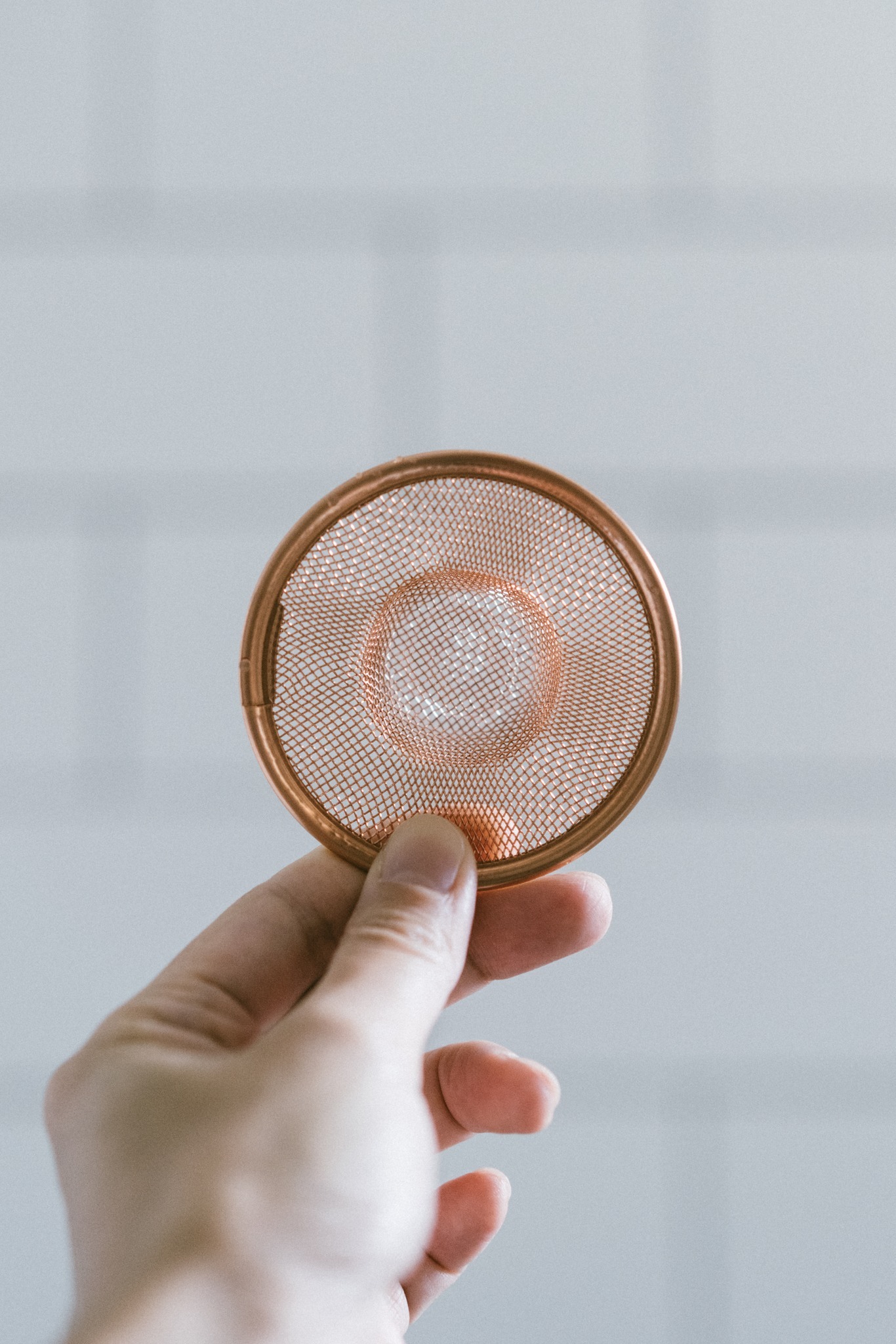 抗菌清潔必備｜日本製浴室純銅濾網