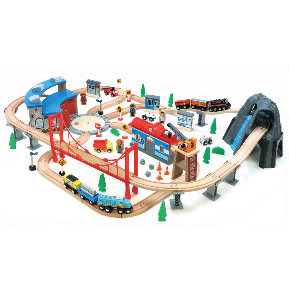 木製火車軌道 100pcs