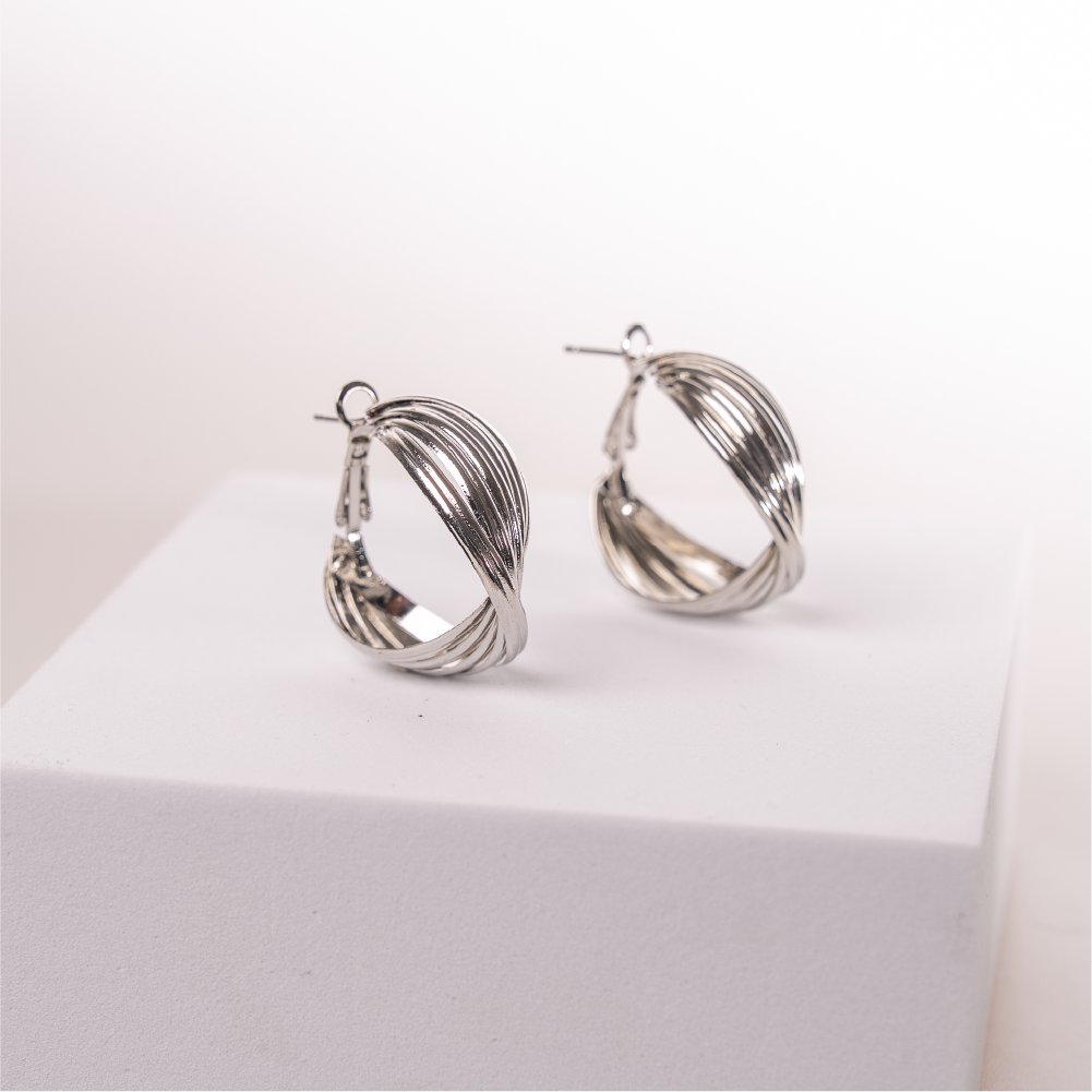 【AOI】幸福的螺旋-S925純銀耳環