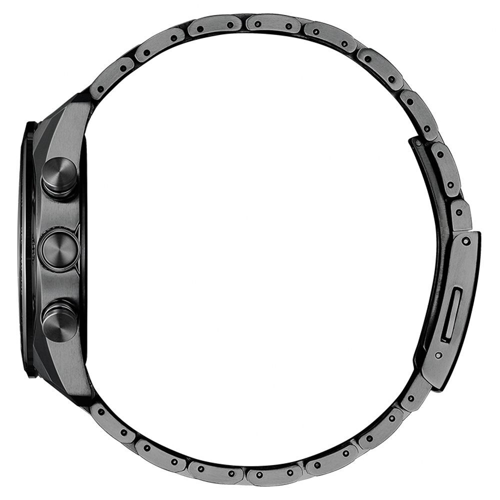 萬年鐘錶 - Citizen 星辰錶  ATTESA 全黑款鈦金屬光動能電波男錶 AT8294-59E  錶徑42MM