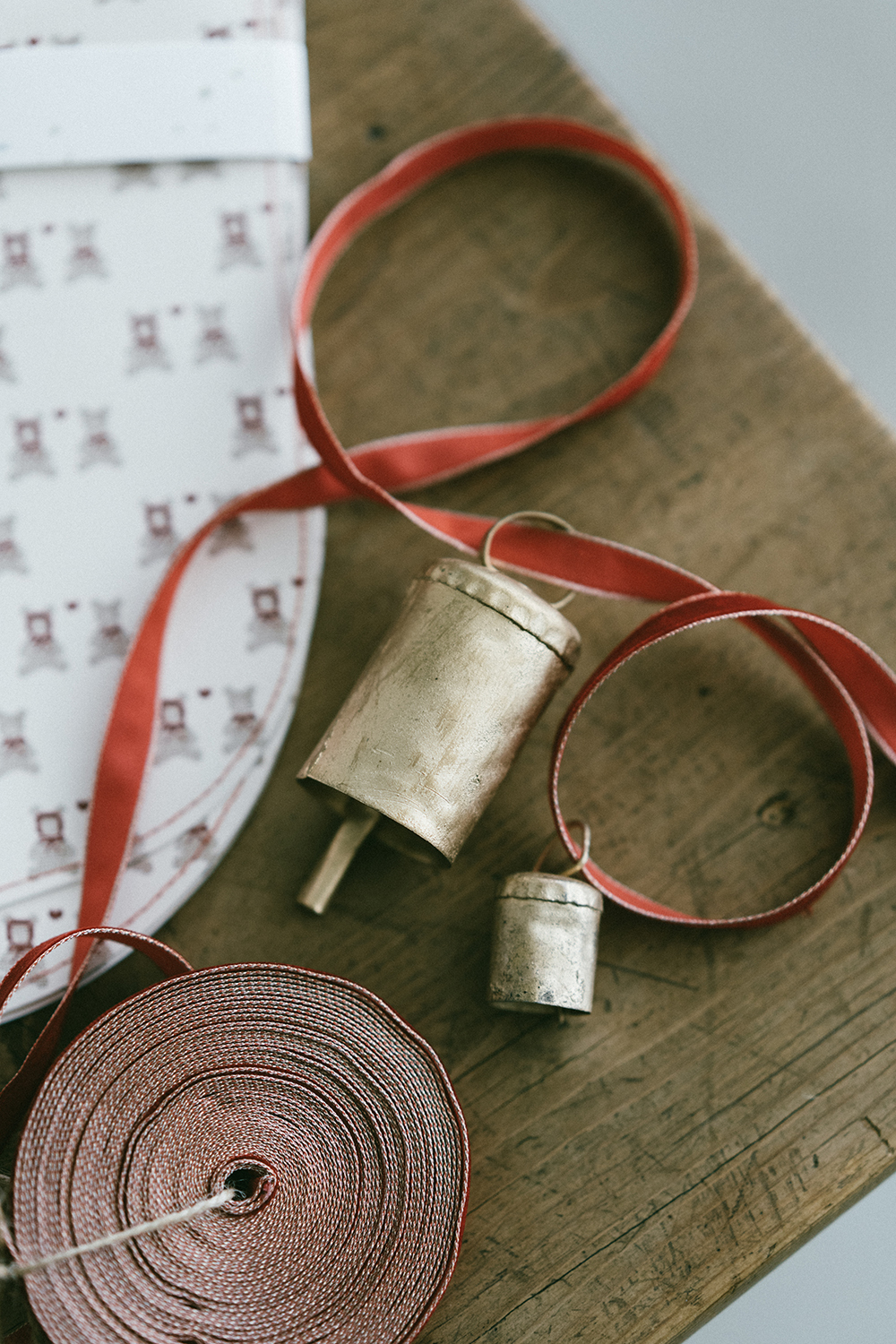 印度手工錘製鍍銅復古鈴鐺（3入乙組）