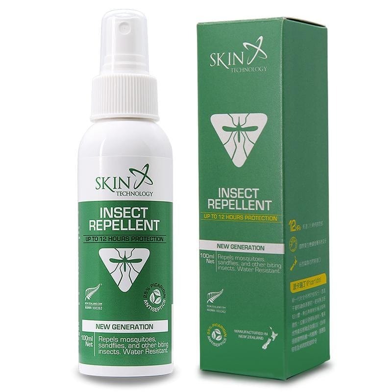 紐西蘭Skin Technology Picaridin 25%瑞斌12H長效防蚊噴液 100ML