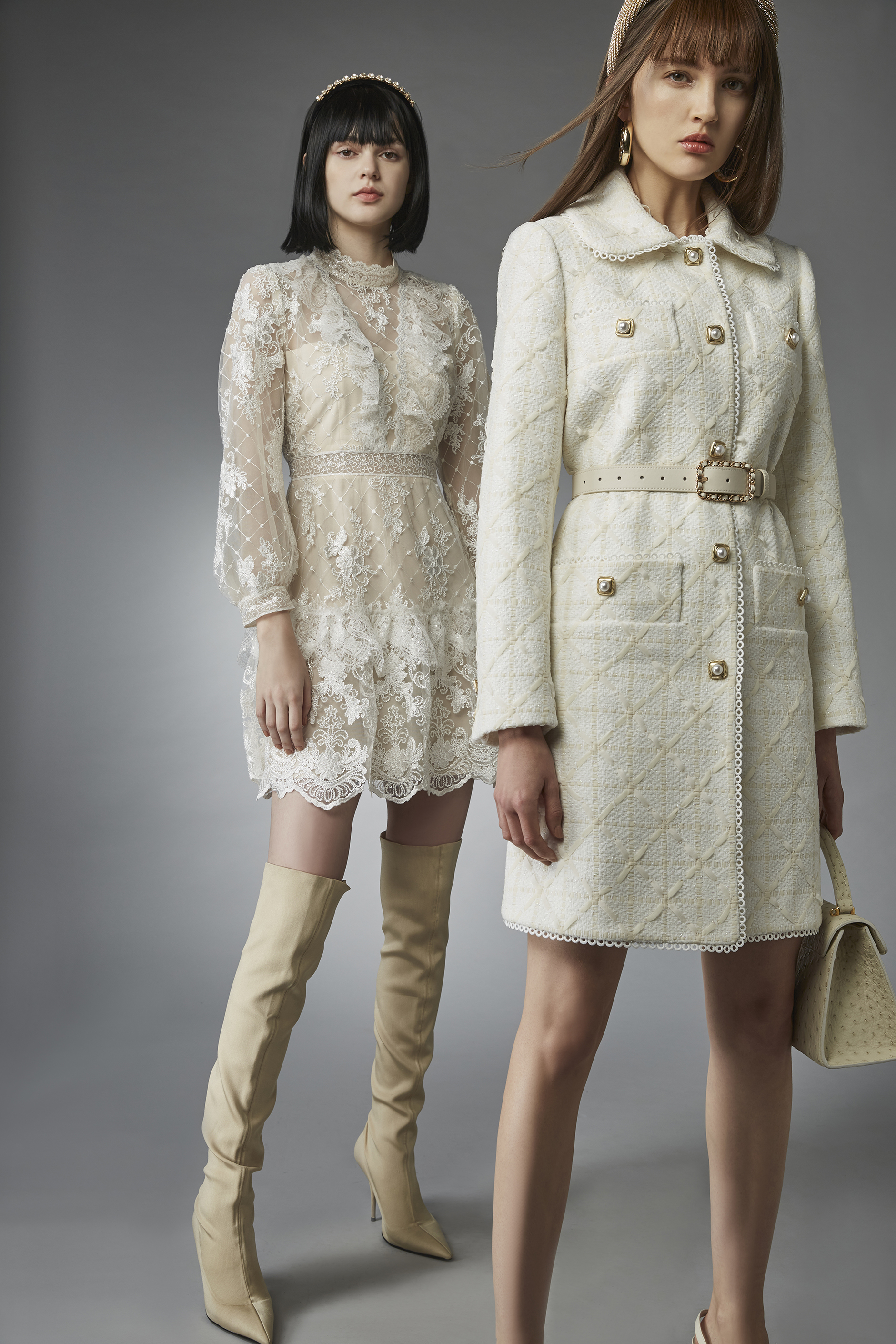 BB1HA007E1 希臘婚禮白蕾絲繡花洋裝 (高訂款 )