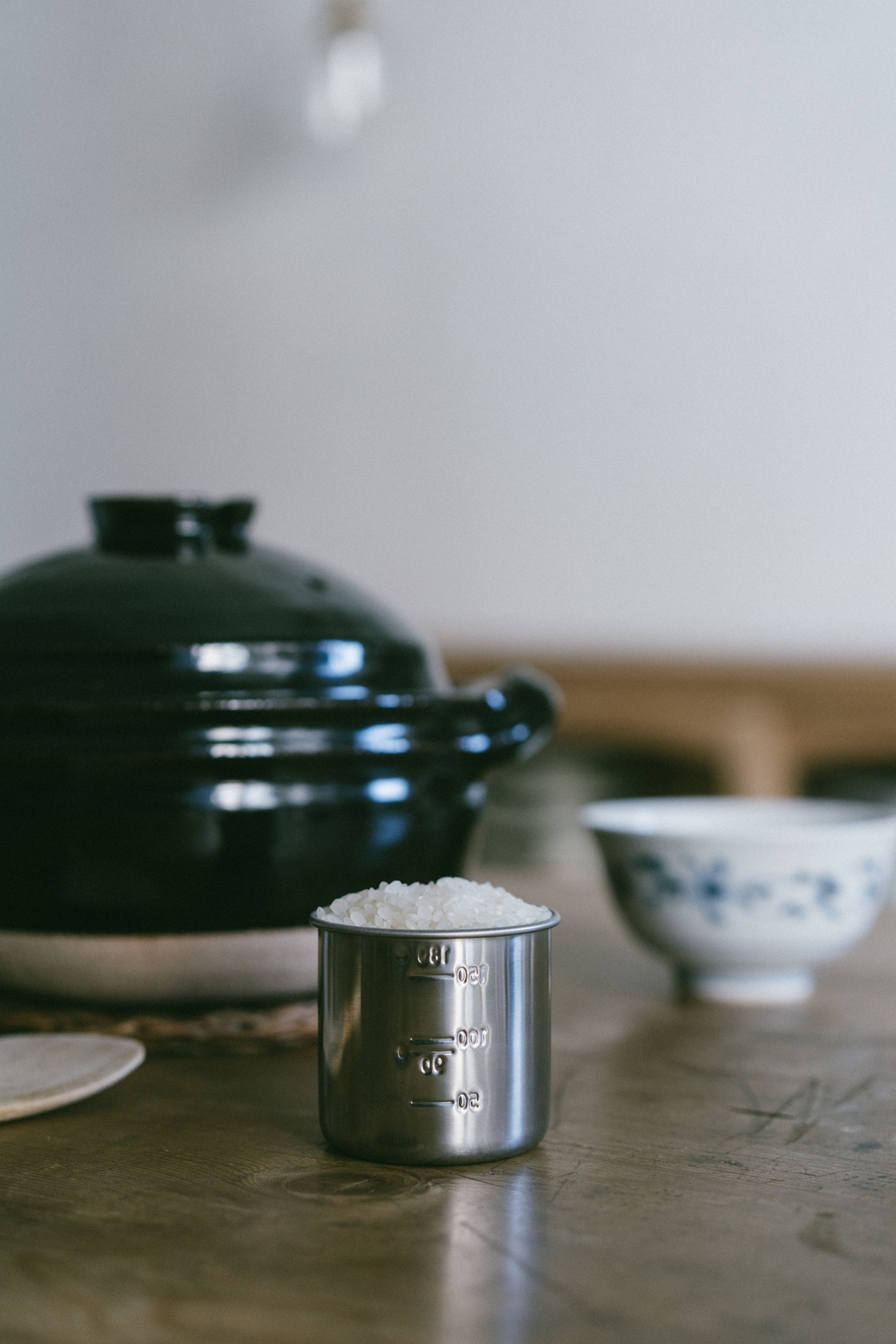 昭和年代感日本製18-8不鏽鋼量米杯（１合）