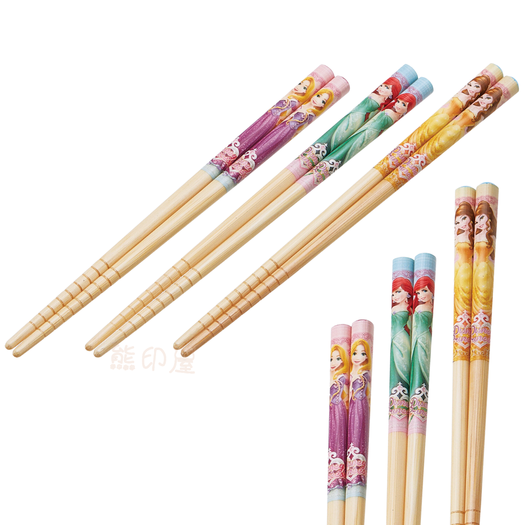 迪士尼公主兒童竹筷子3對(16.5cm)
