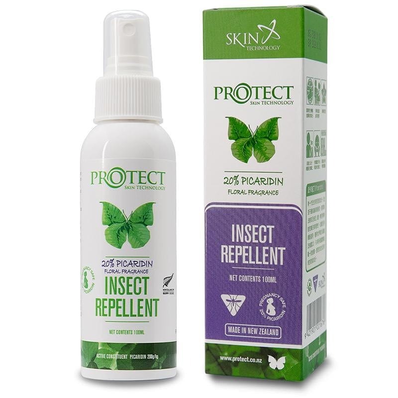 紐西蘭Skin Technology PROTECT瑞斌長效防蚊液-20%噴霧瓶100ml