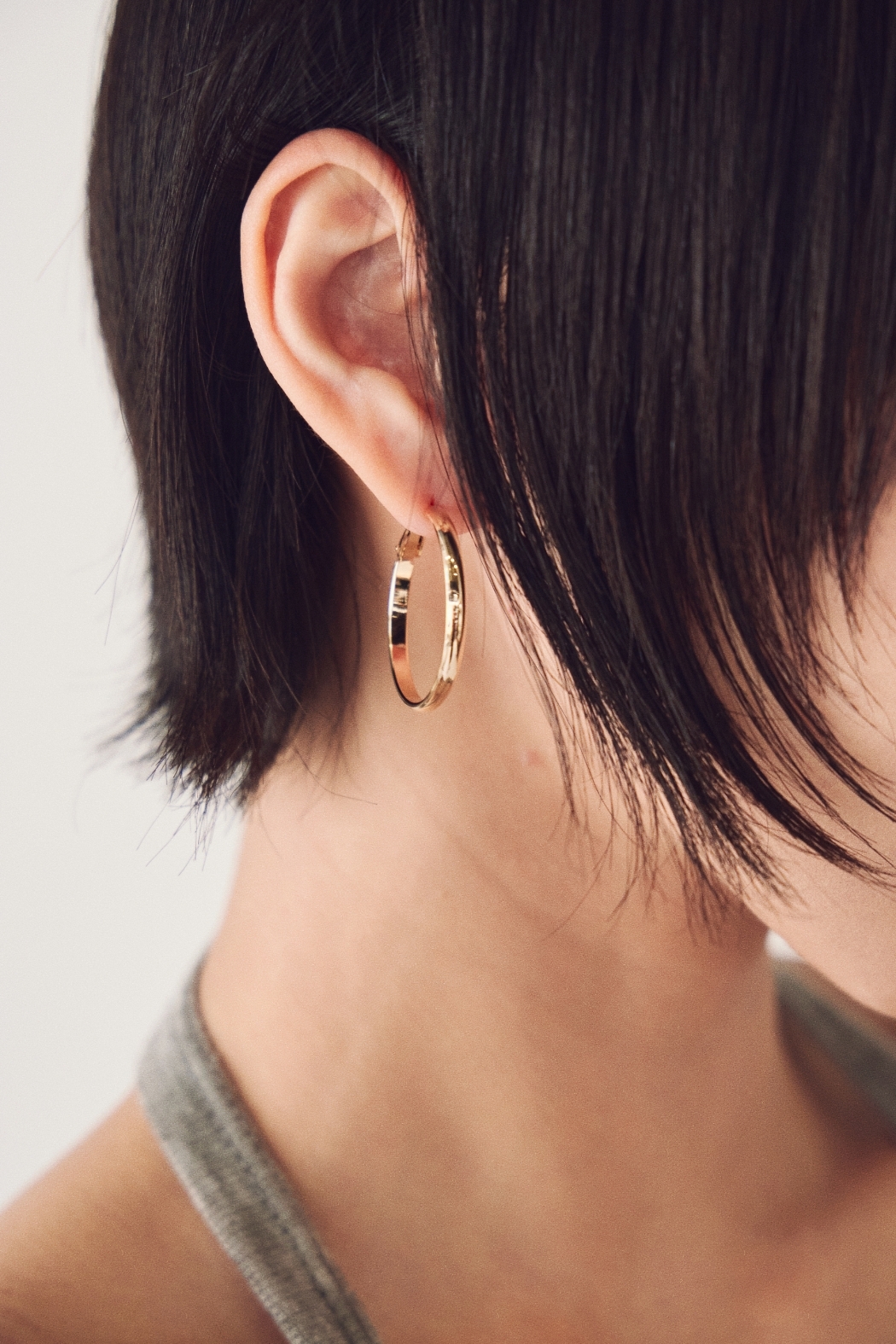 30mm粗圈耳環-金