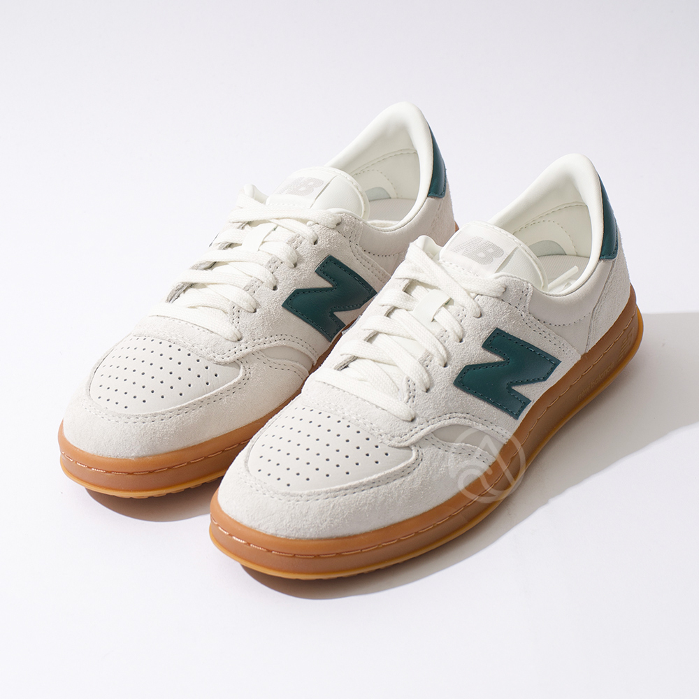 New Balance T500 男鞋 杏綠色 編織舌標 焦糖底 麂皮 復古 休閒鞋  CT500DB