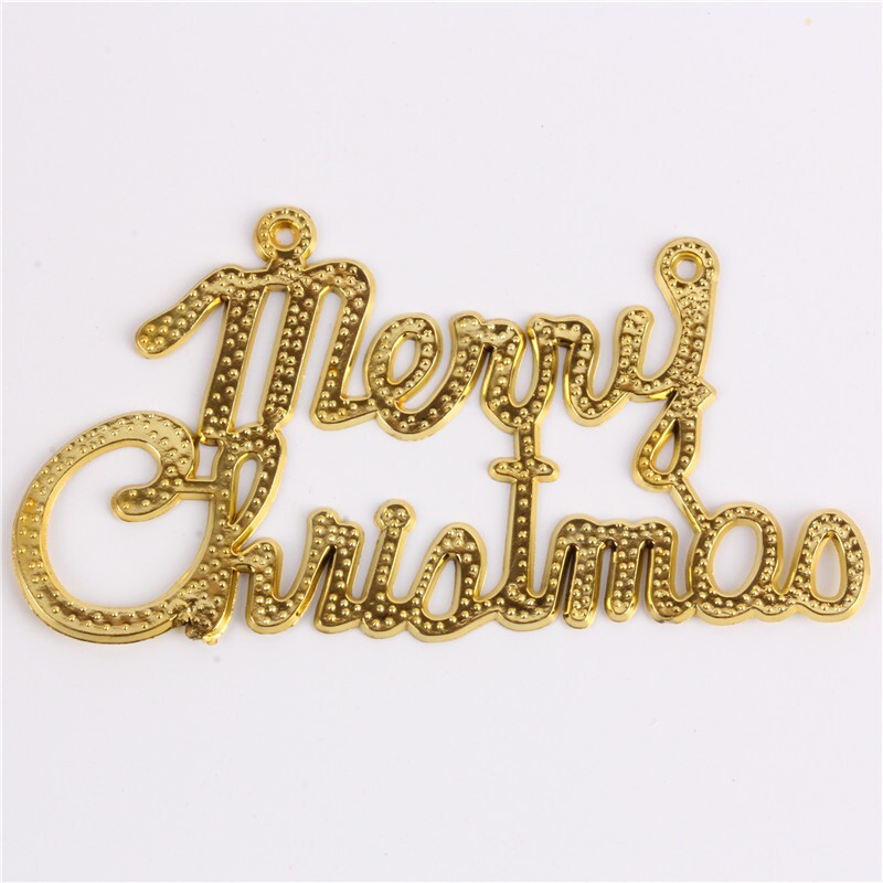 【台灣現貨速發】30/40公分電鍍聖誕字''MERRY CHRISTMAS