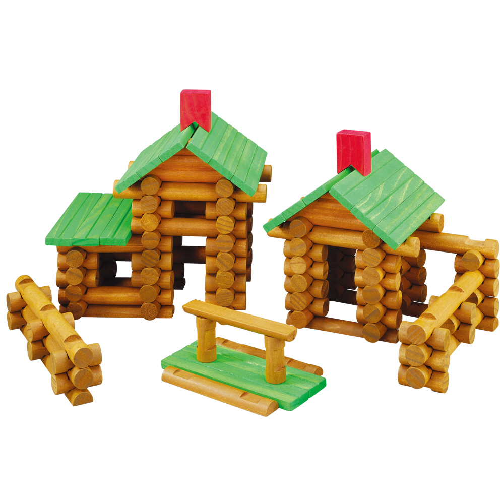 木製小木屋組 162PCS