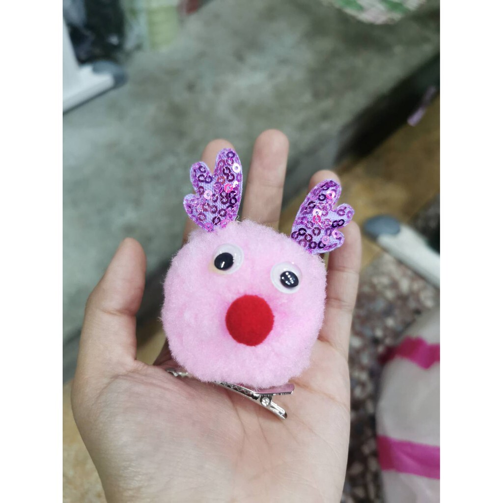 【台灣現貨速發】材料包一份15元''聖誕節(麋鹿髮夾)