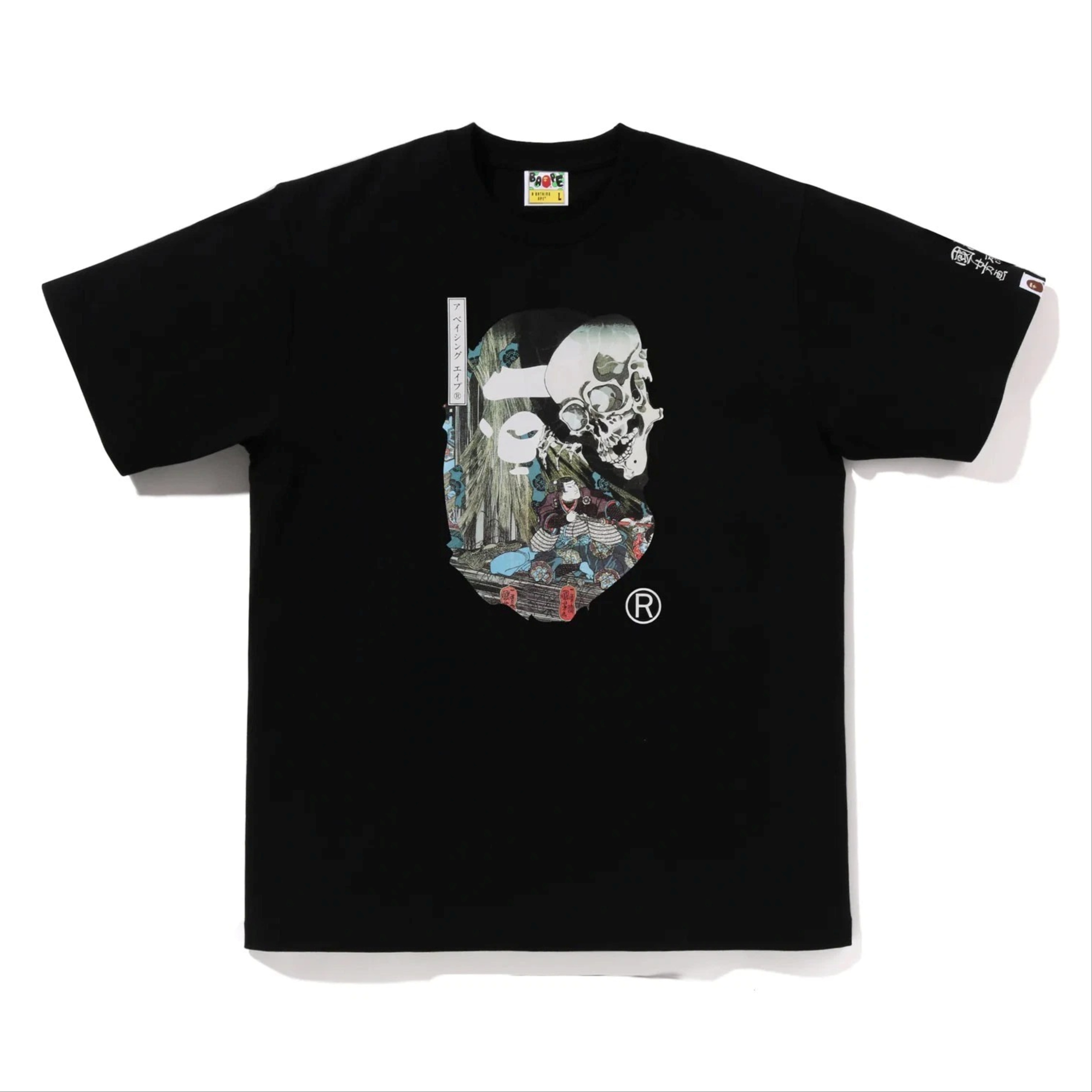 2025AW A BATHING APE BAPE UKIYO-E APE HEAD TEE #3 歌川國芳 武者 妖怪 浮世繪 短T 現貨 1L73110918
