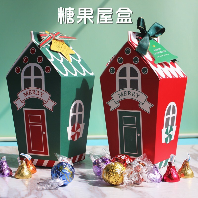 5個*8元***果盒---聖誕節-- 餅乾盒 小西點盒 ''''''''''''''''''''''''''''''''