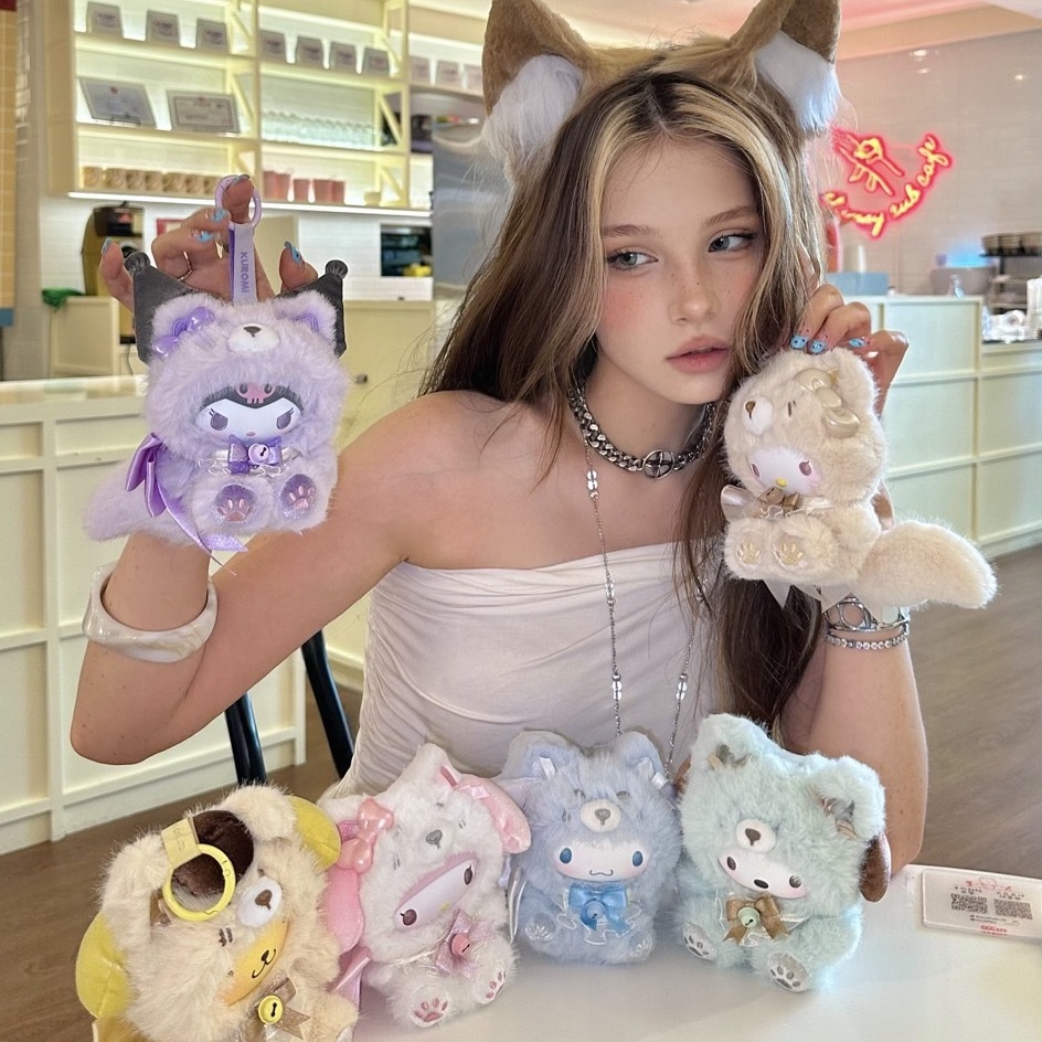 SANRIO 三麗鷗家族 島嶼狐系列 吊飾 鑰匙圈 盲盒 HELLO KITTY 布丁狗 酷洛米 帕恰狗 / 預購