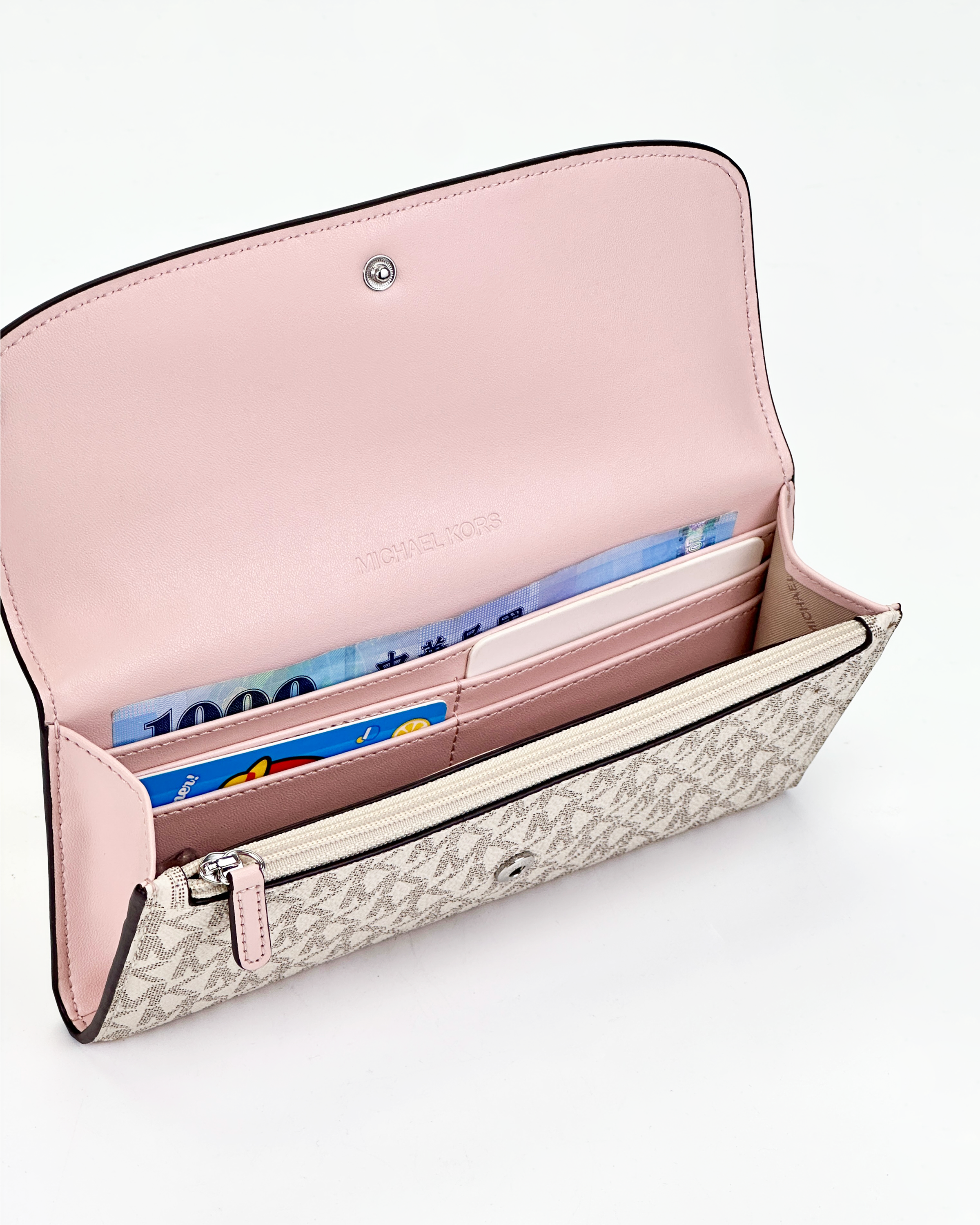 Michael Kors MK Hamilton 鎖頭造型 翻蓋長夾 女生長夾