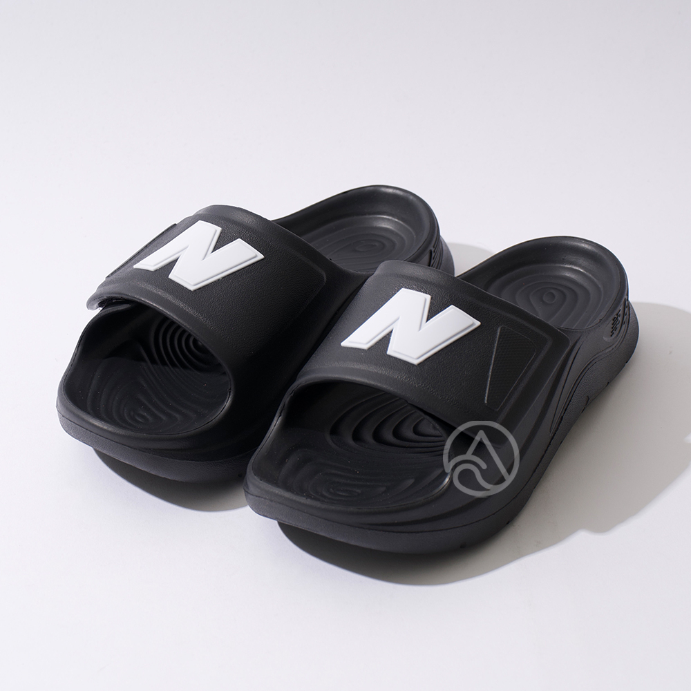 New Balance 202XA W 女鞋 黑色 舒適 厚底 涼拖鞋 SWASPTF1