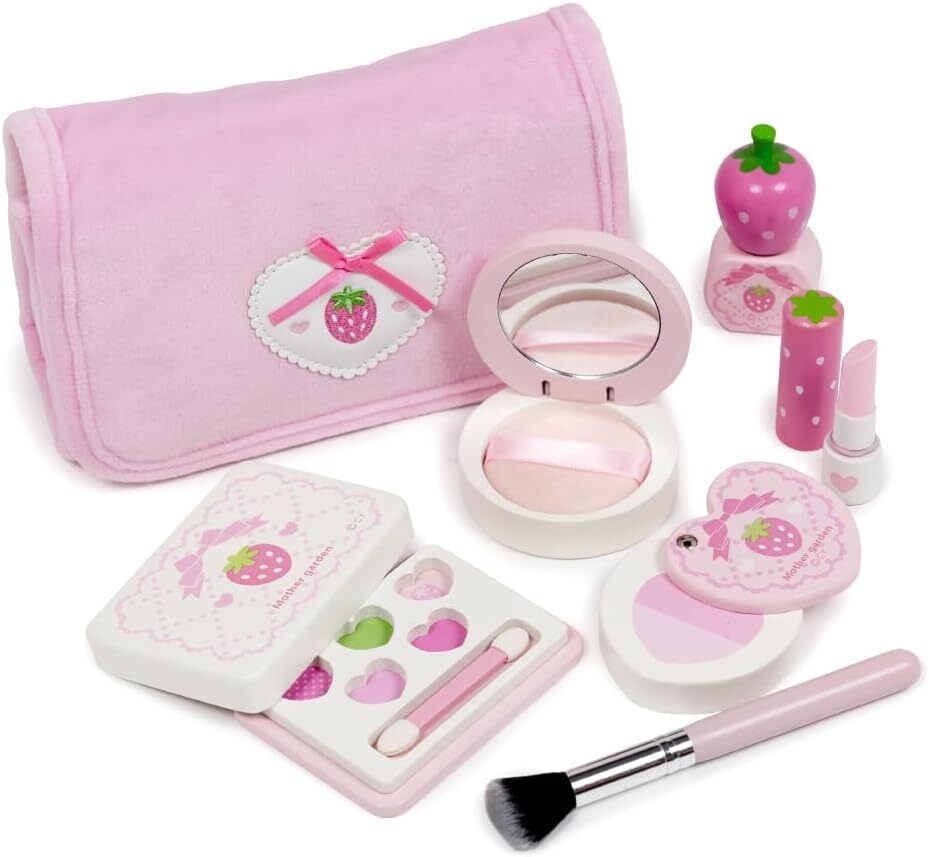 【Mother Garden】家家酒 化妝包組 草莓