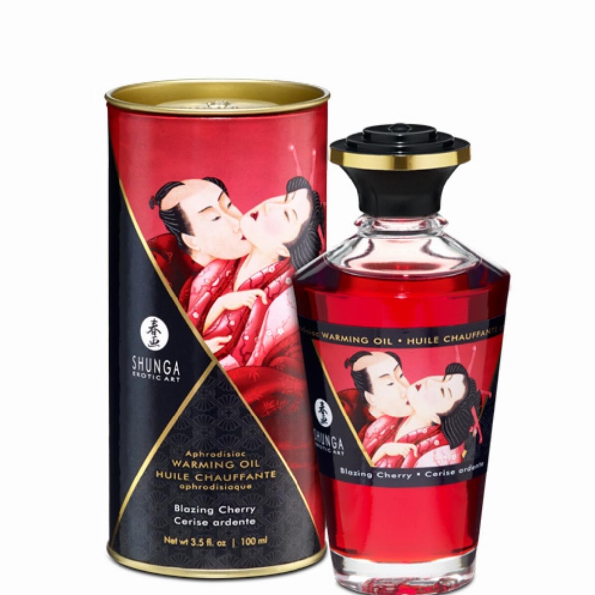 Shunga 催情熱感有機按摩油 火辣櫻桃 100mL