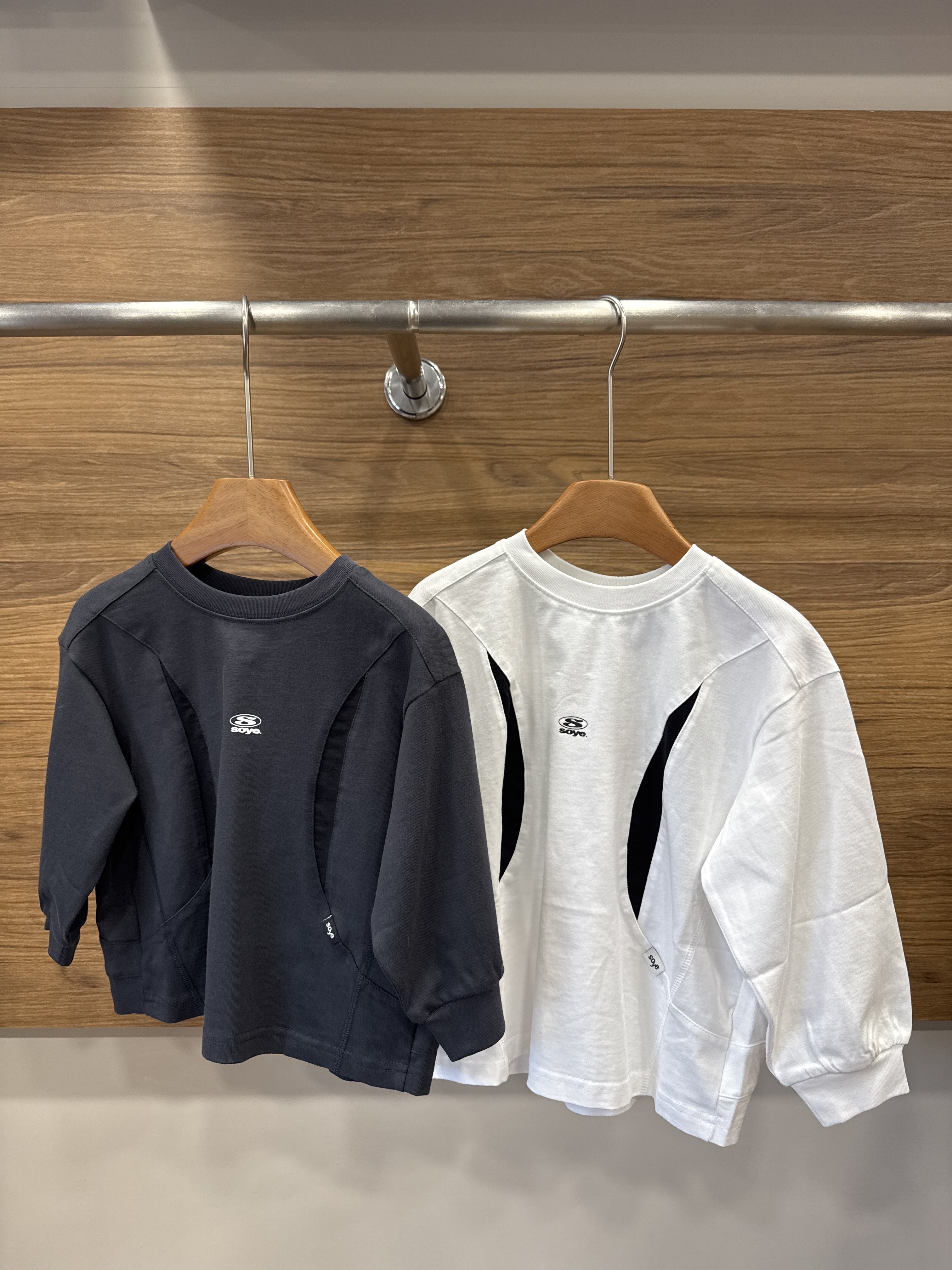 A02792設計師品牌拼接上衣