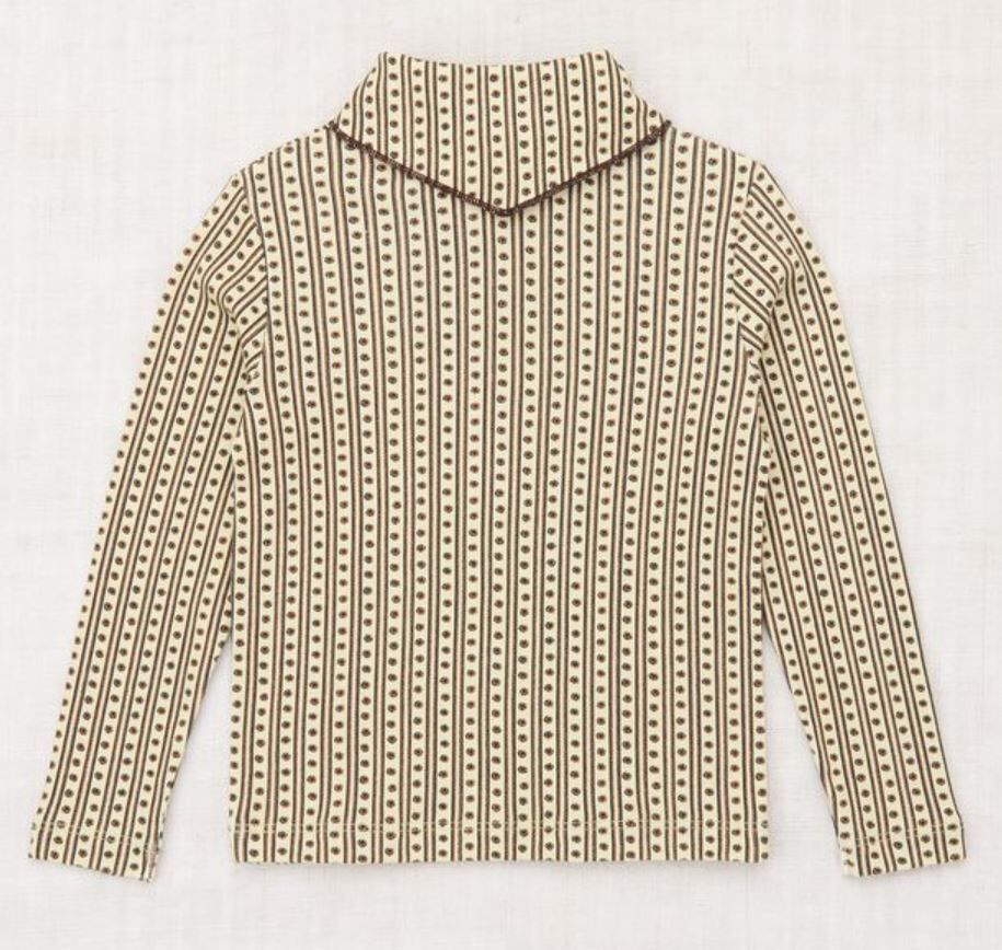 Misha & Puff 滾邊領結長袖上衣 Scout Top - Raffia Little House Floral