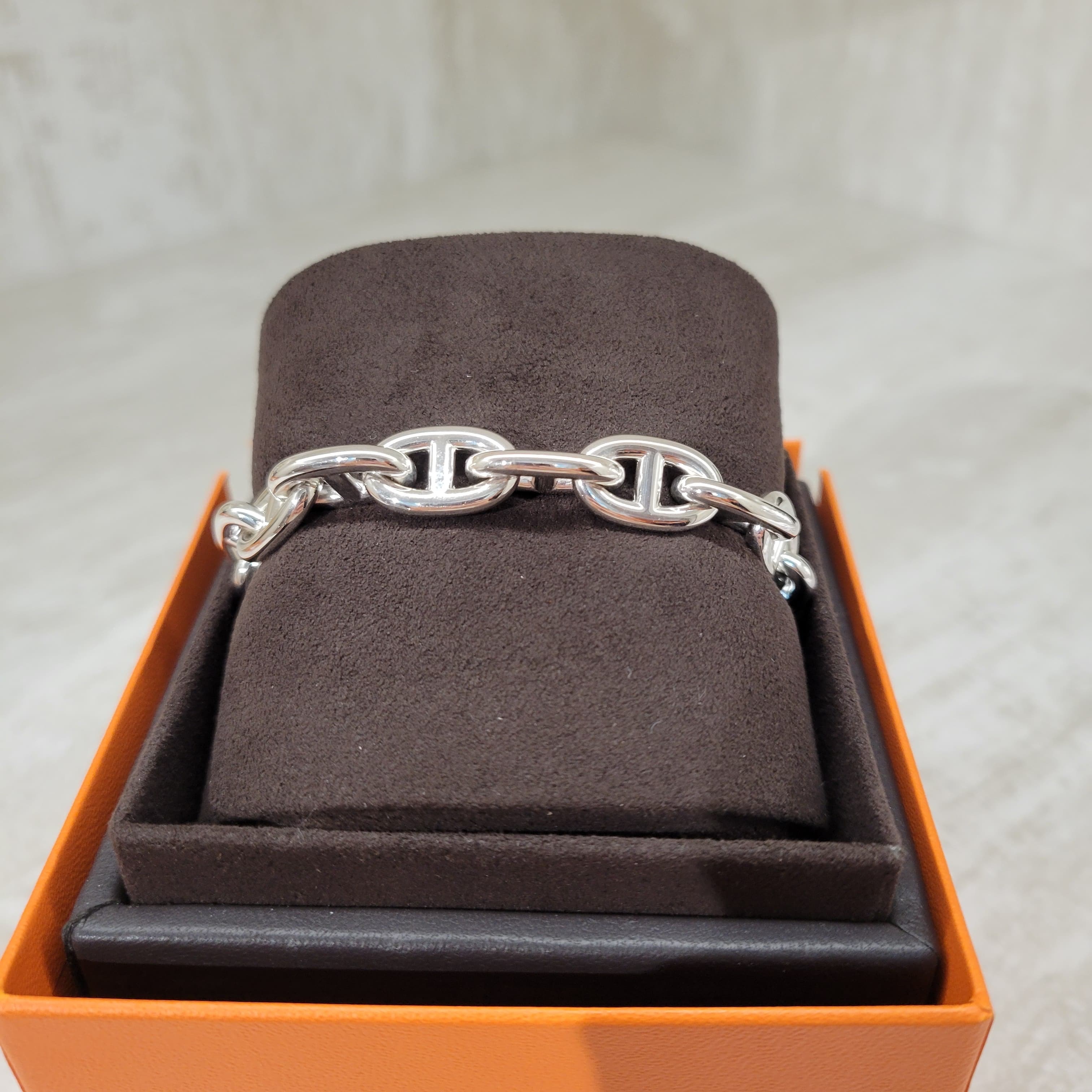 HERMES 925 CHAINE D ANCRE BRACELET MEDIUM MODEL (MM)