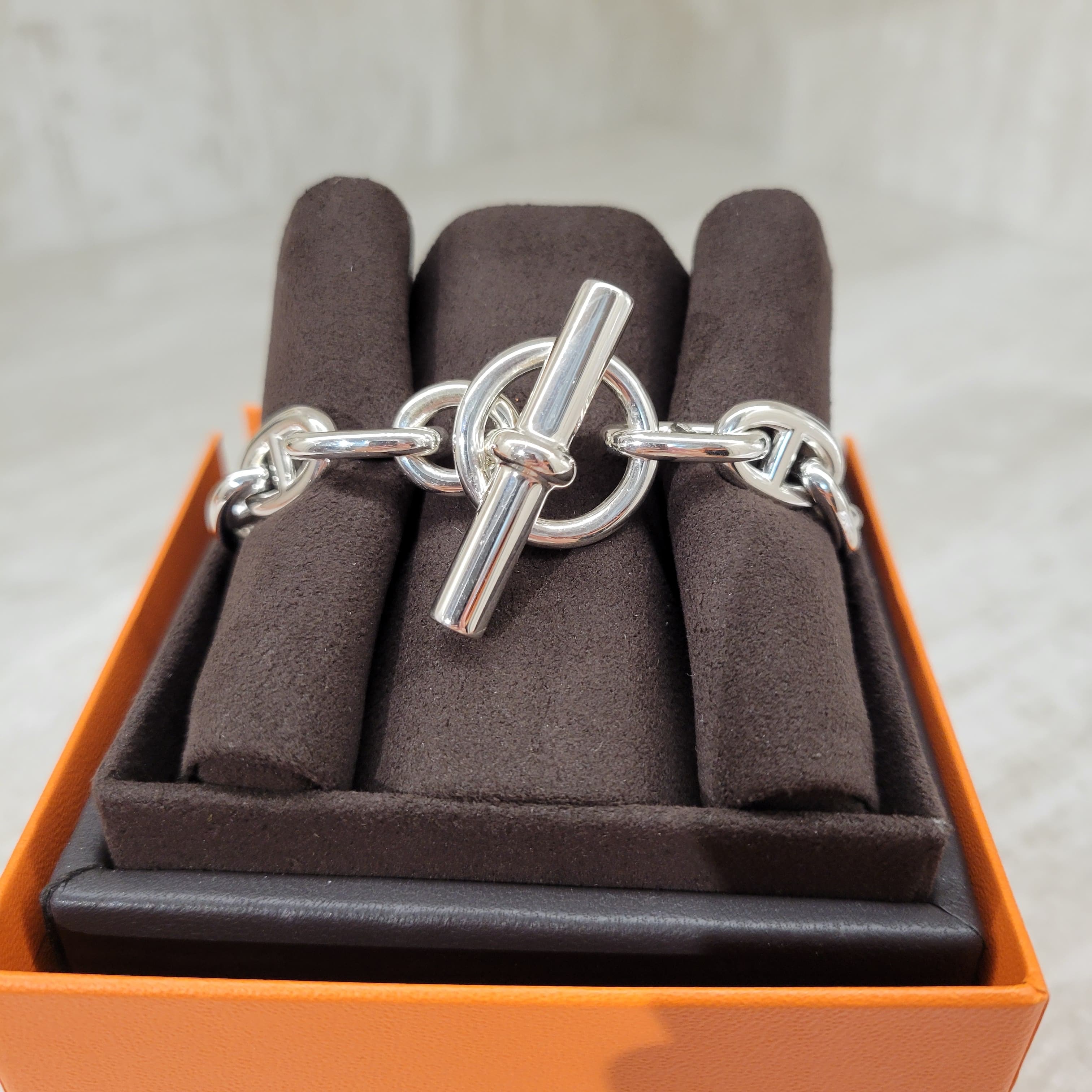 HERMES 925 CHAINE D ANCRE BRACELET MEDIUM MODEL (MM)