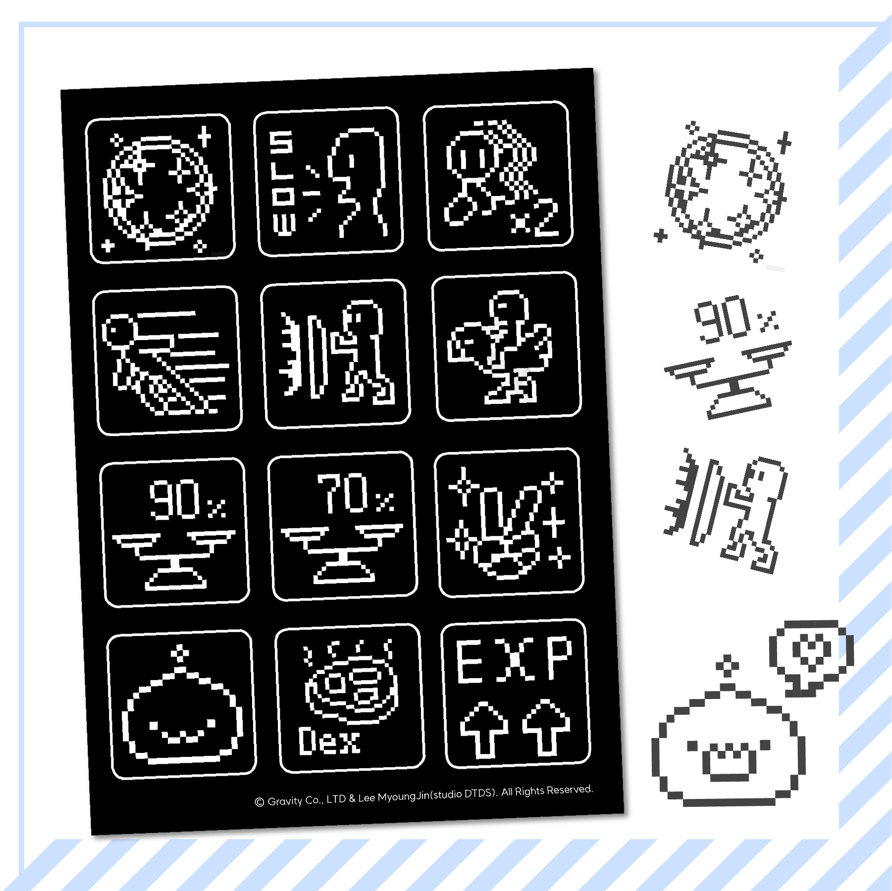 《RO仙境傳說》技能圖示反光車貼