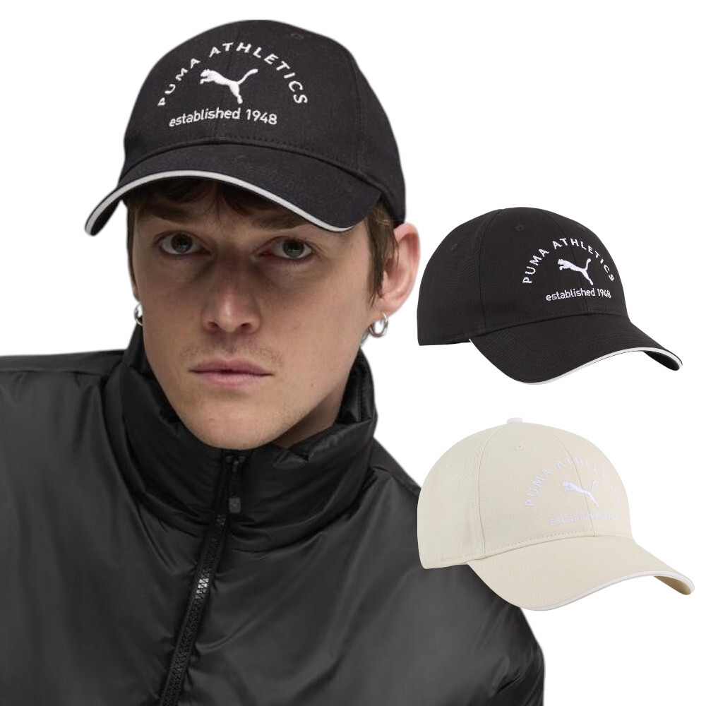 PUMA 基本系列 PUMA CLASS 棒球帽 黑 米白 02639701 02639702