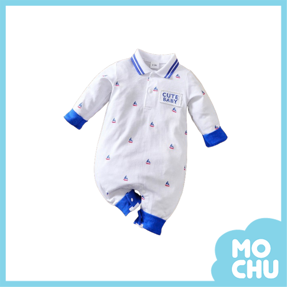 帆船長袖連身衣